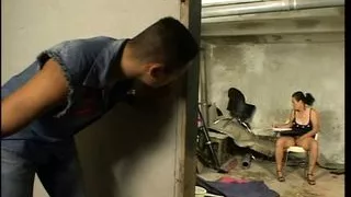 Old bitch loves young cock!