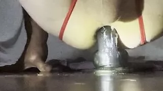 BBC Dildo neuer Käfig für meine Klitoris