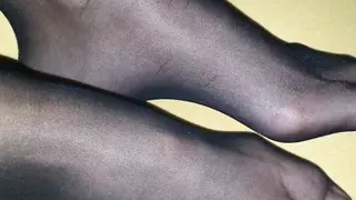 Nylon feet Cumshot compilation #2