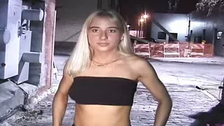 Hot Blonde Gets Naked In Ybor City