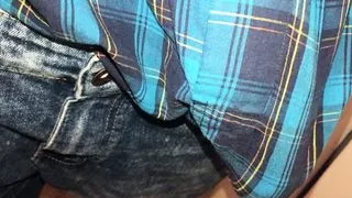 Big Black Cock Throbbing In Underwear