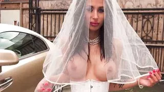 Wedding Day Turned Into Anal Day For This Busty Bride -WHORNYFILMS.COM