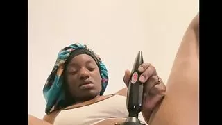 Beautiful Ebony babe squirts on camera ( watch til end )