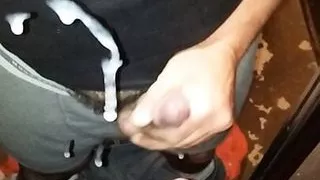 Painting the mirror with a big load at work