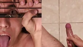 please look at my face while i cum