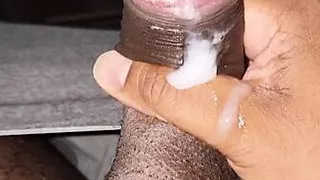 Black Dick Cumshot
