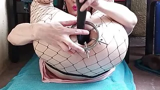 german sissy slut - gaping my ass and enjoying ahuge plug