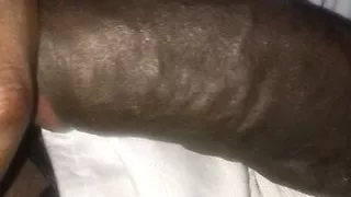 Teasing And Stroking My Big Black Dick For You - Rubbing Bbc - Stroking Big Black Dick Head
