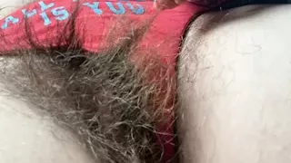 10 minutes of hairy pussy in your face panty fetish big clit bush