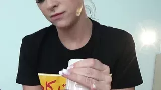 Cheating Wife Make Her Boyfriend Cum With His Favorite Fleshlight Pussy