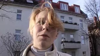 Blonde whore in search of orgasm