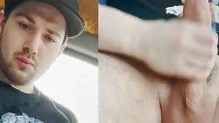 Public Jacking and Cumming in Work Van - Anguish Gush
