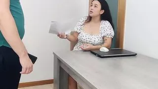 Stepmother makes her stepson licks her pussy, in order to get his phone back after bad grade