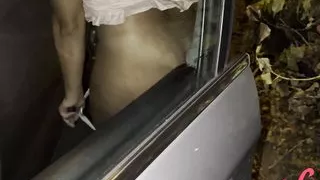 Jasmine shows off at the side of the road then fucks in a wasteland  - Sweet Arabic Real Amateur