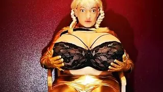 Golden Juggsy Big Bra Fetish