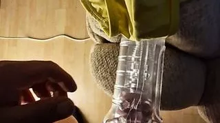 Fuck a Fleshlight und cum on my undie