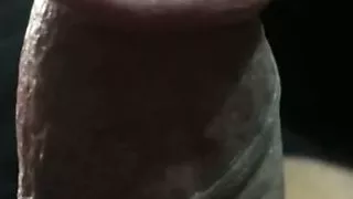 Big Black Cock Handjob And Discharge Cum