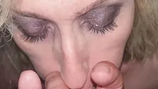 POV Fingering Close Up Tight Hairless Pussy With Licking Sticky Pussy Juice From Fingers