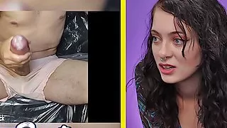 REAL OR FAKE Huge Cumshot Edition She Reacts