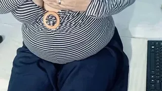 Oil Massage after showing big boobs with hot moaning in hindi during Live Webcam Show