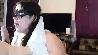 Cum eating bride get a fast refill