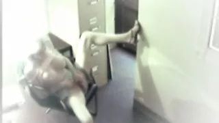 Hot Blonde Babe with big tits and masturbating