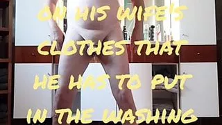 Pissing on clothes