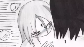 I want to make love to you and touch your sweet boobs - Comic Sasusaku