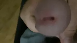 Daddys Closeup masturbation Cumshot eruption