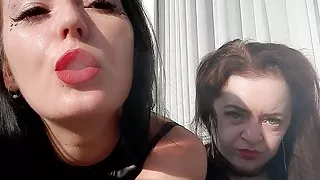Smoking Fetish by Dominatrix Nika and Mistress Lara