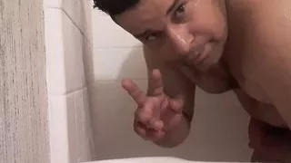 Shaving my pubic hairs damn this water!