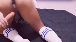 Latin sissy in sexy dress get deep fuck in her juicy ass pussy