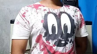 Alan Tokers masturbates in his room