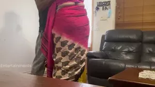 Indian Couple Sensual and Romantic Sex in Saree