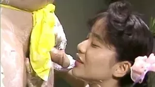 Japanese Babe with hairly pussy cream fucking hardcore