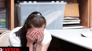 Shoplyfter - This Beautiful Teen Will Be Sorry For Trying To Steal From Justin Magnum's Store