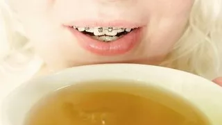 ASMR video - SFW clip and RELAX SOUNDS - have a tea with me!