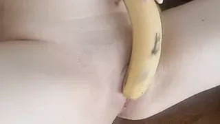 solo orgasm with favorite fruit