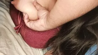 Huge Boobs rub with penis