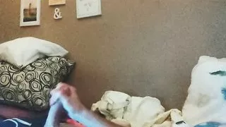 Deepthroating and masturbating