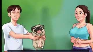 Summertime saga - delivering milk from Diana