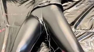 Fejira net Self bondage and mask and vibrator orgasm