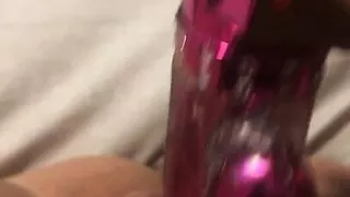 Moaning with my vibrator