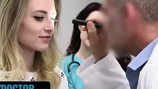 Perv Doctor - Redhead Nurse Helps Nervous Patient Kyler Quinn Relax And Prepare For Doctor's Exam