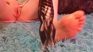 foot fetish video close up.