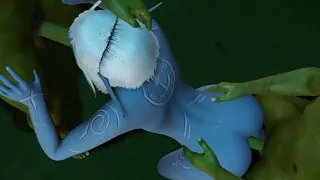 Elf is having a Threesome with Two Orcs