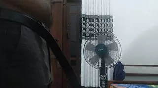 Lets go outside with chastity cage