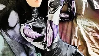 Aly cyborg sexdoll gets fingered until she squirts shamefully