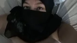 Fucking arab bitch in a niqab