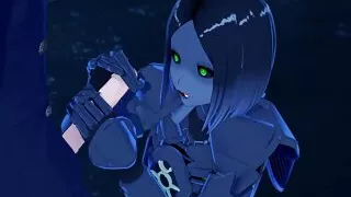 Necron Anime Girl Blow Job : Warhammer 40k Hentai Parody